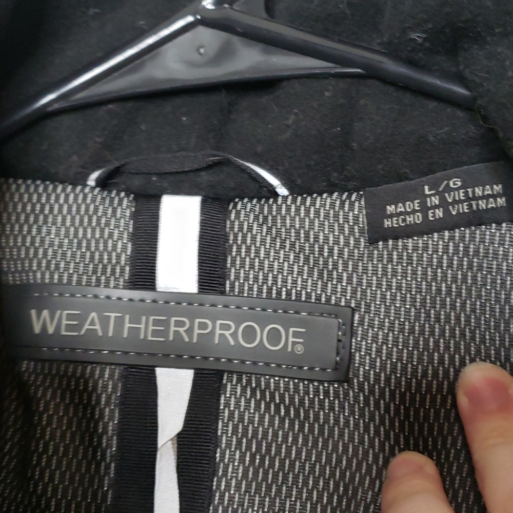 Weatherproof Black Jacket Size Large - image 5